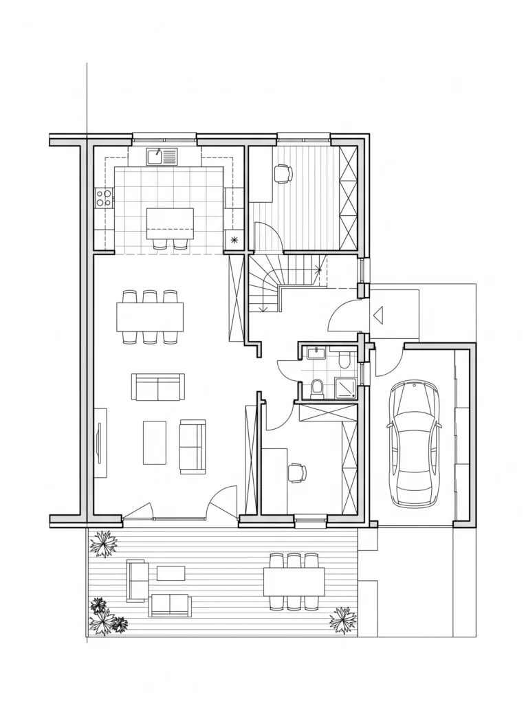 Plan dom (zdjęcie przykładowe)